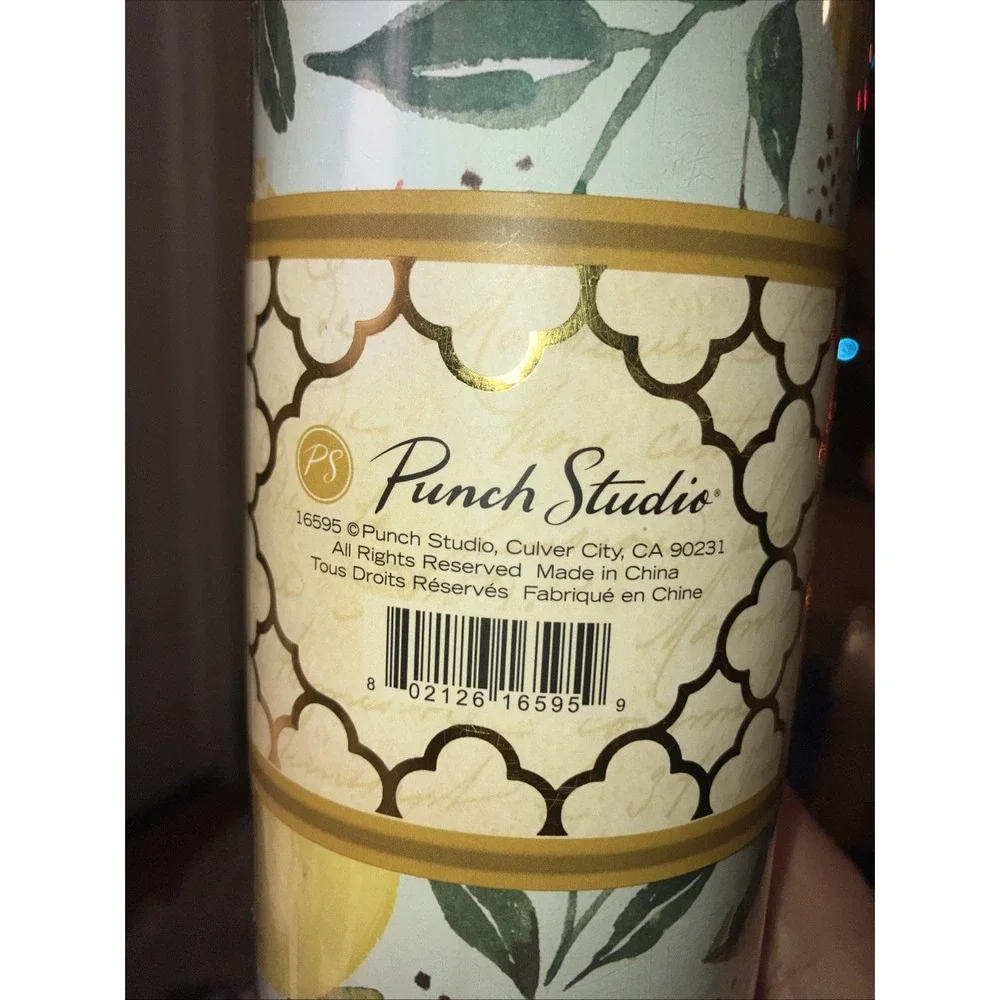❤️Punch Studio Lemon/Citron Luxury Drawer Liners 6 Sheets 23